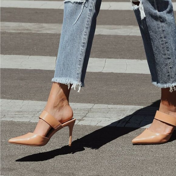 BRAND NEW BOOHOO SYNTHETIC MULES & SLIDES HIGH HEEL STILETTOS SHOE - Picture 14 of 14